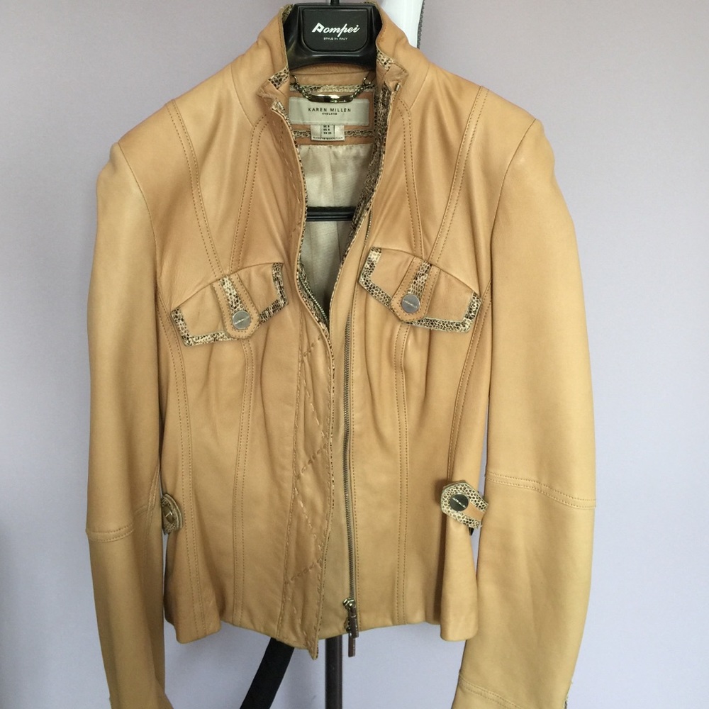Karen Millen leather jacket